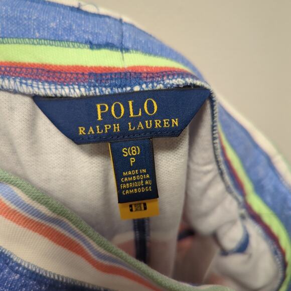 NWT Polo Ralph Lauren Boys Striped Mesh Pull On Shorts Sz Small - Picture 3 of 5